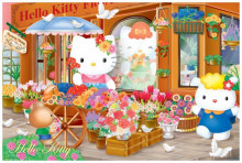 Hello Kitty浪漫花坊拼圖1000片