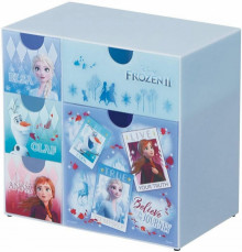 冰雪奇緣 桌上型塑膠五抽收納盒 置物盒.抽屜盒.飾品盒