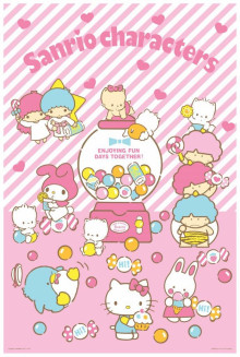 Sanrio characters歡樂扭蛋機拼圖1000片