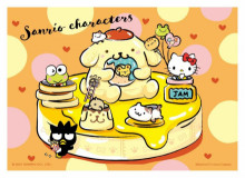Sanrio characters【奇幻樂園系列】鬆餅咖啡杯拼圖108片