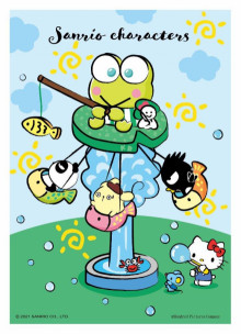Sanrio characters【奇幻樂園系列】飛天釣魚船拼圖108片