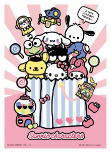 Sanrio characters 娃娃購物袋拼圖108片