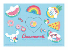 Cinnamoroll 仲夏泳池心形拼圖200片
