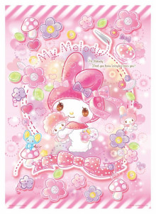 My Melody【裁縫娃娃系列】粉戀芬花拼圖520片