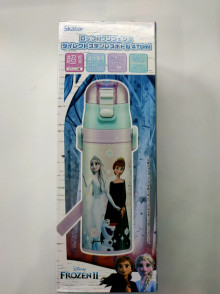 冰雪奇緣超不鏽鋼保冷直飲杯470ml附背帶