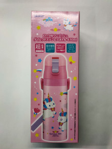 獨角獸 不鏽鋼保冷直飲杯470ml附背帶