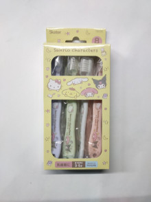 角落生物8入牙刷(3-5歲)140mm