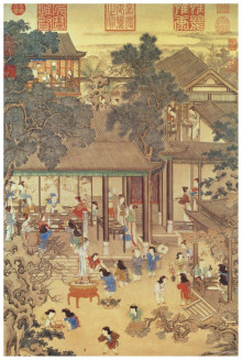 清 姚文瀚 歲朝歡慶圖 拼圖1000片