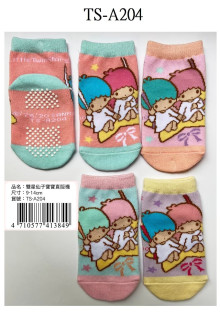 雙子星寶寶直版襪 9-14