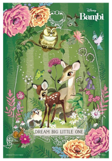 Bambi【花卉系列】小鹿斑比拼圖300片