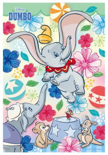 Dumbo 【花卉系列】小飛象拼圖300片
