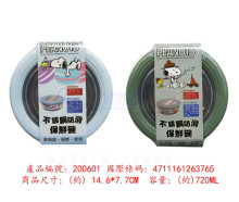 史努比720ML不鏽鋼防滑碗
