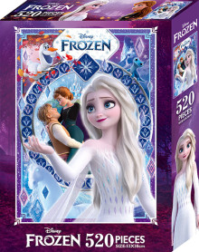 冰雪奇緣520片盒裝拼圖(C)