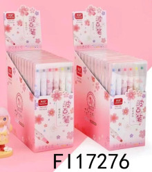 櫻花六色波點筆 12p*24=288P