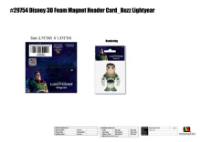 Disney-皮克斯3D 公仔磁鐵 巴斯光年