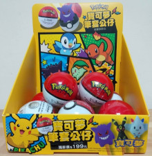 寶可夢第一彈六款筆套公仔6p*102=612P-(混款)
