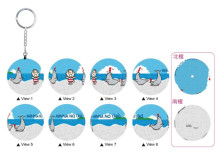 MINNA NO TABO大寶海邊頂球球立體球型拼圖鑰匙圈24片