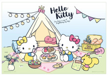 Hello Kitty 草地野餐拼圖300片