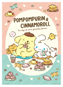 Pompompurin& Cinnamoroll  布丁狗&大耳狗喜拿 甜點時光拼圖520片