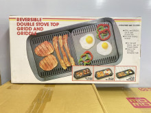 大長方BBQ雙格烤盤