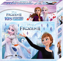 冰雪奇緣108片盒裝拼圖(B)