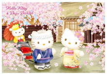 Hello Kitty【節慶系列】春分花見拼圖300片