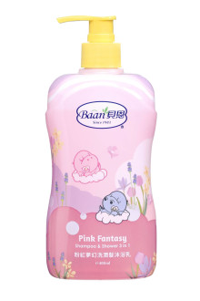 #O BA粉紅夢幻洗潤髮沐浴乳400ml