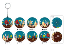 Winnie The Pooh小熊維尼(9)立體球型拼圖鑰匙圈24片