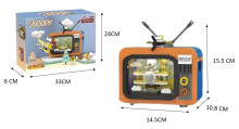 史努比積木-復古埃及電視機
