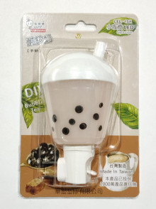 LED手動小夜燈 酷珍奶