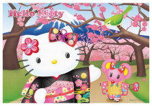 Hello Kitty 花見八重櫻拼圖300片