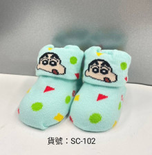 蠟筆小新造型寶寶襪 7-8
