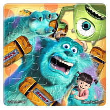 Monsters Inc怪獸電力公司(1)拼圖磁鐵16片(方)
