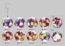 Disney Tsum Tsum (7)立體球型拼圖鑰匙圈24片