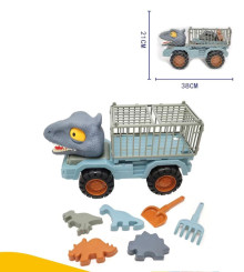 恐龍沙灘車 4色混裝
