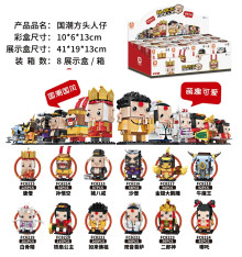 西游記迷你方頭公仔12款 12p*8=96P