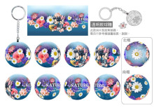 Mickey Mouse&Friends米奇與好朋友-透明款(1)立體球型拼圖鑰匙圈24片