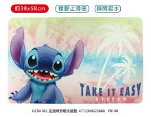 史迪奇款吸水踏墊