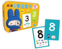 忍者兔認知學習圖卡：數字123
