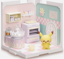 B類#O 廚房 (小仙奶+皮卡丘)-寶可夢 Pokepeace娃娃屋