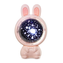兔子星光投影燈-粉