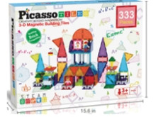 #O PTL333 磁力片+積木組 333pc