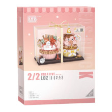LOZ 1756 草莓小豬蛋糕