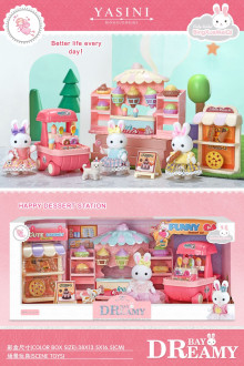 萌兔冰淇淋甜品商店組6692/24P