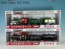 聲光摩輪蒸氣火車5897/20P