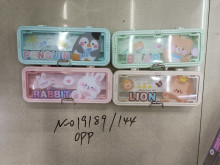 帶扣式卡通鉛筆盒 4圖混裝