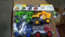 4入彩色慣性工程車090A-81/48P