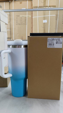 手提冰霸杯1200ml-漸層藍（10*27.5CM) B16731511