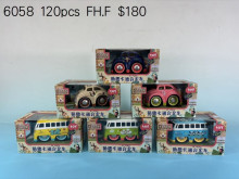 萌趣回力卡通合金車6058/120P