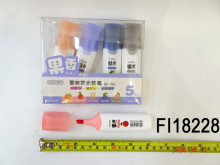 5支裝香味螢光軟筆 16小盒/盒